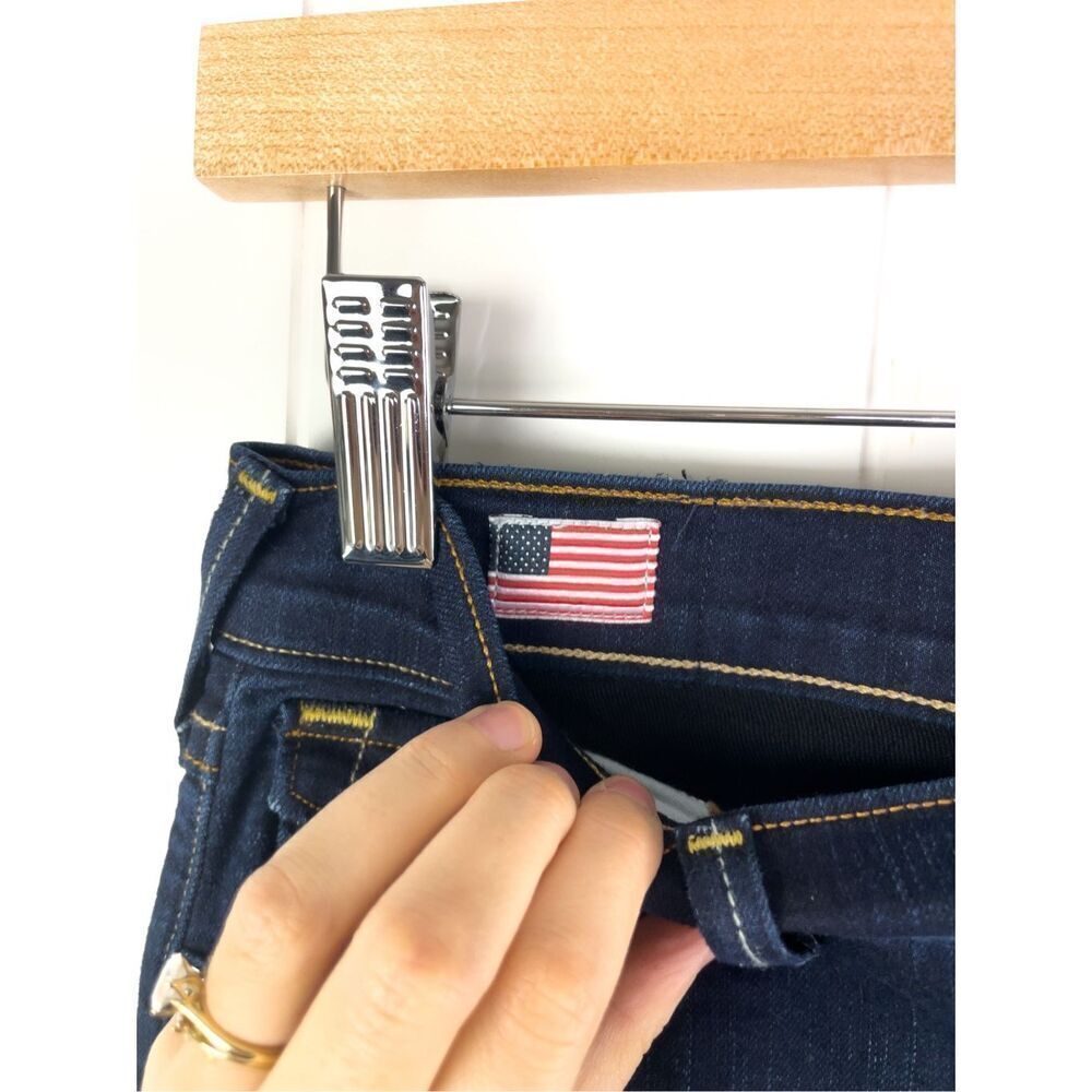 True Religion Halle Mid Rise Super Skinny Jeans Button Pockets Size 28 - Picture 4 of 14